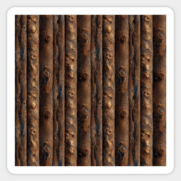 Natural Wood pattern, model 2 Sticker by Endless-Designs